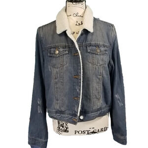 𝅺NWT Reserve Fairfax denim jacket size L